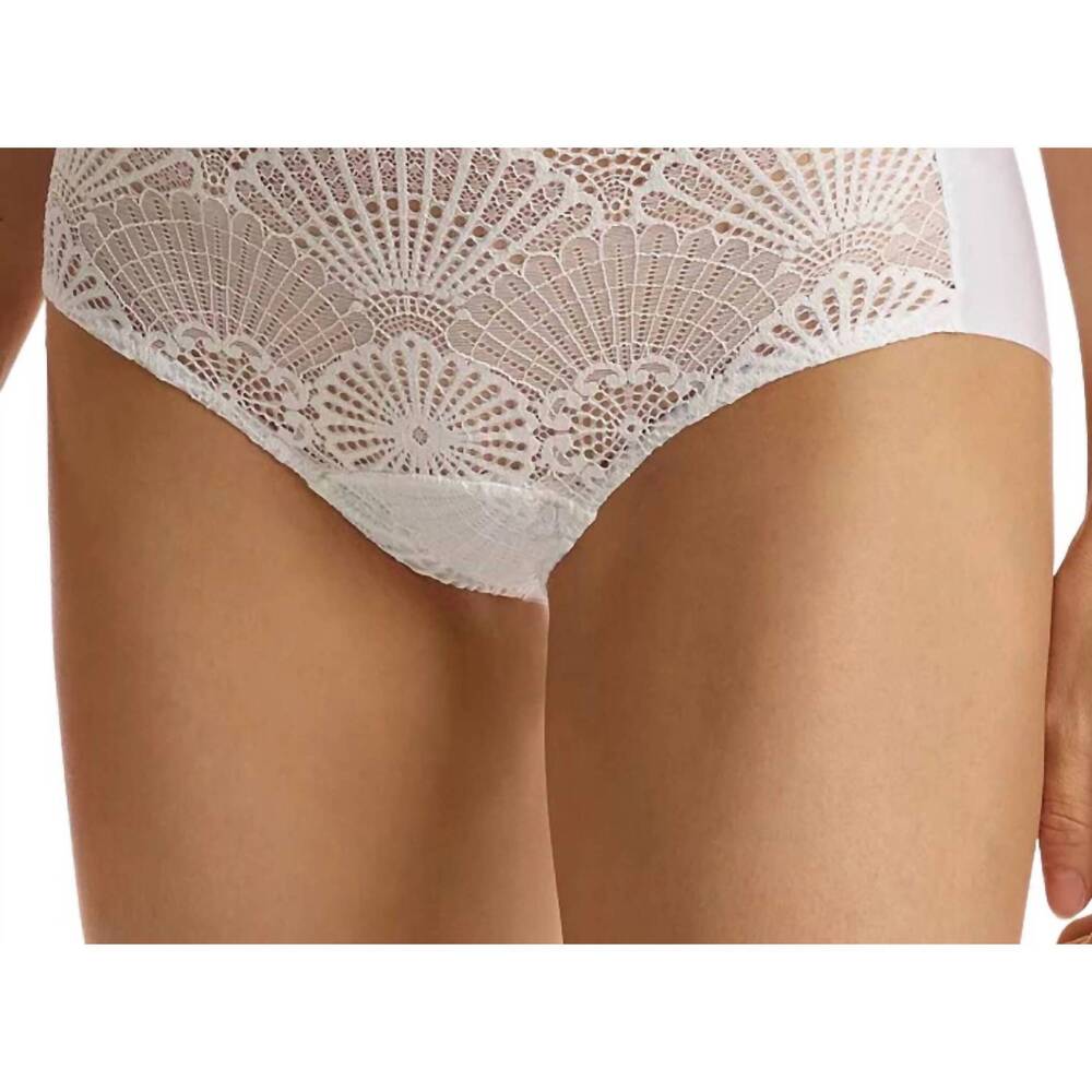 NEW COMMANDO women's butter lace hipster bikini in white